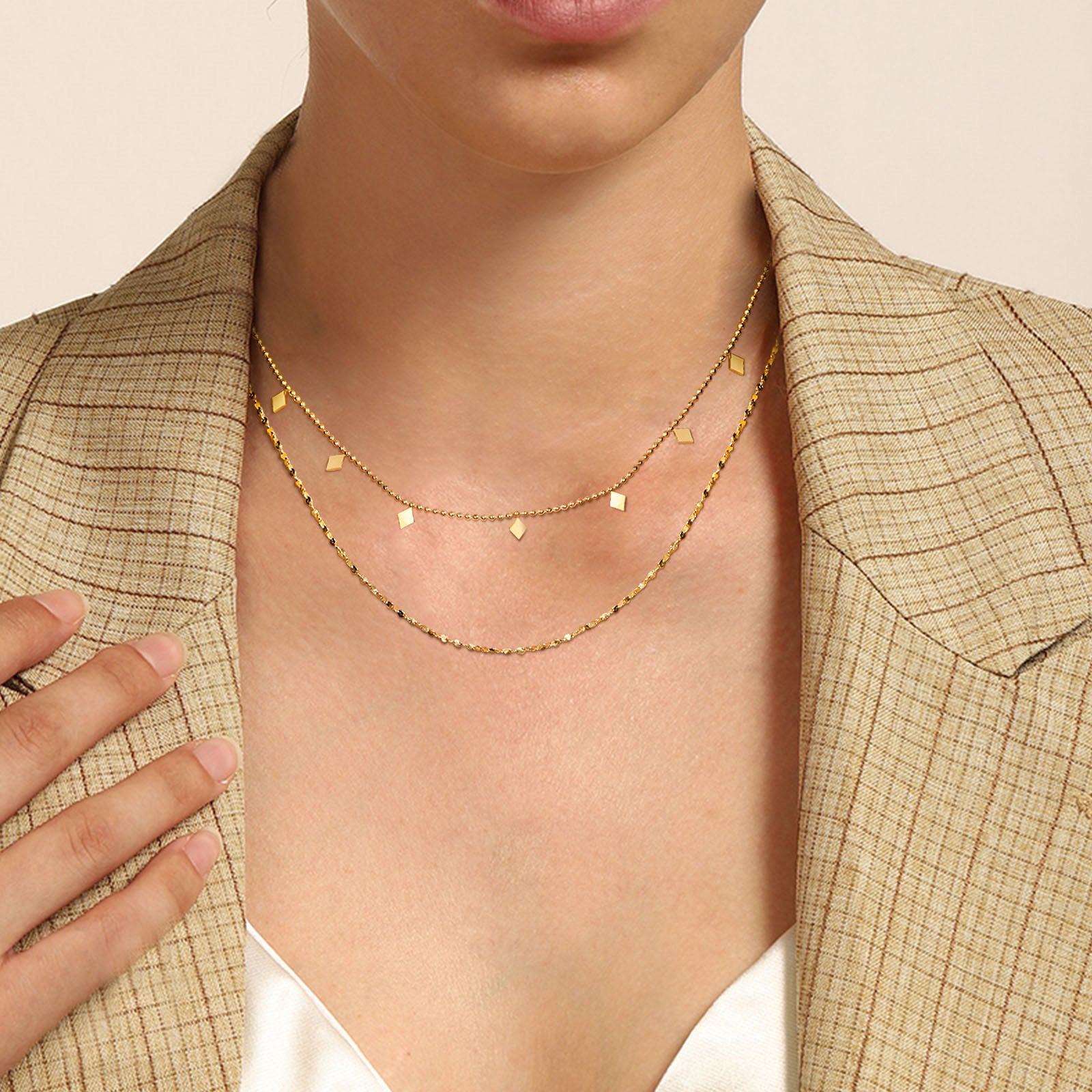 Collier carnaval doré