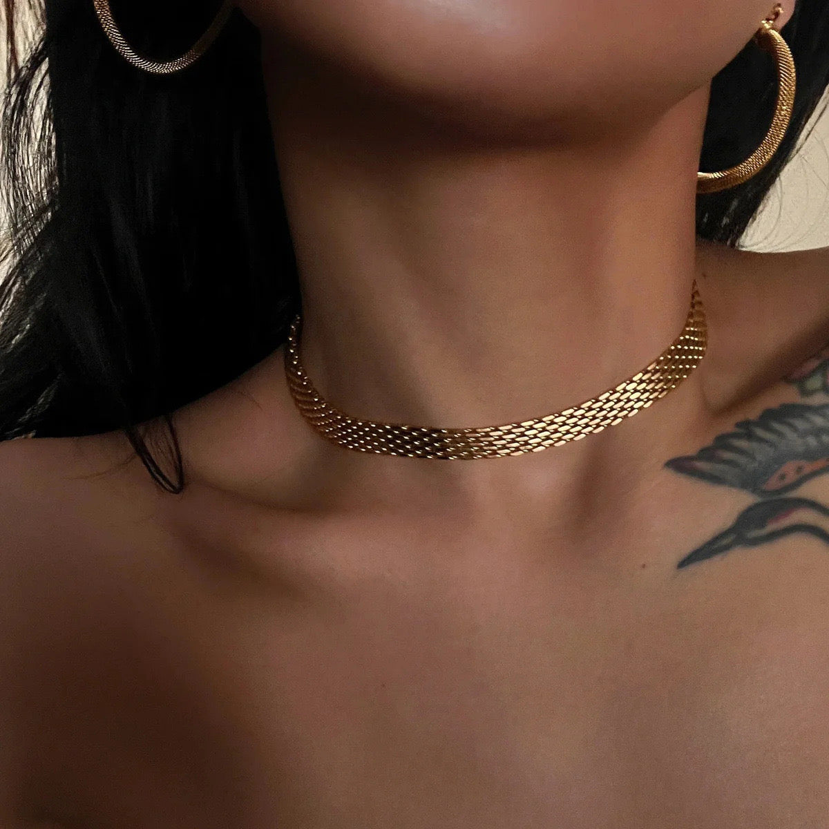 Collier Étreinte Dorée