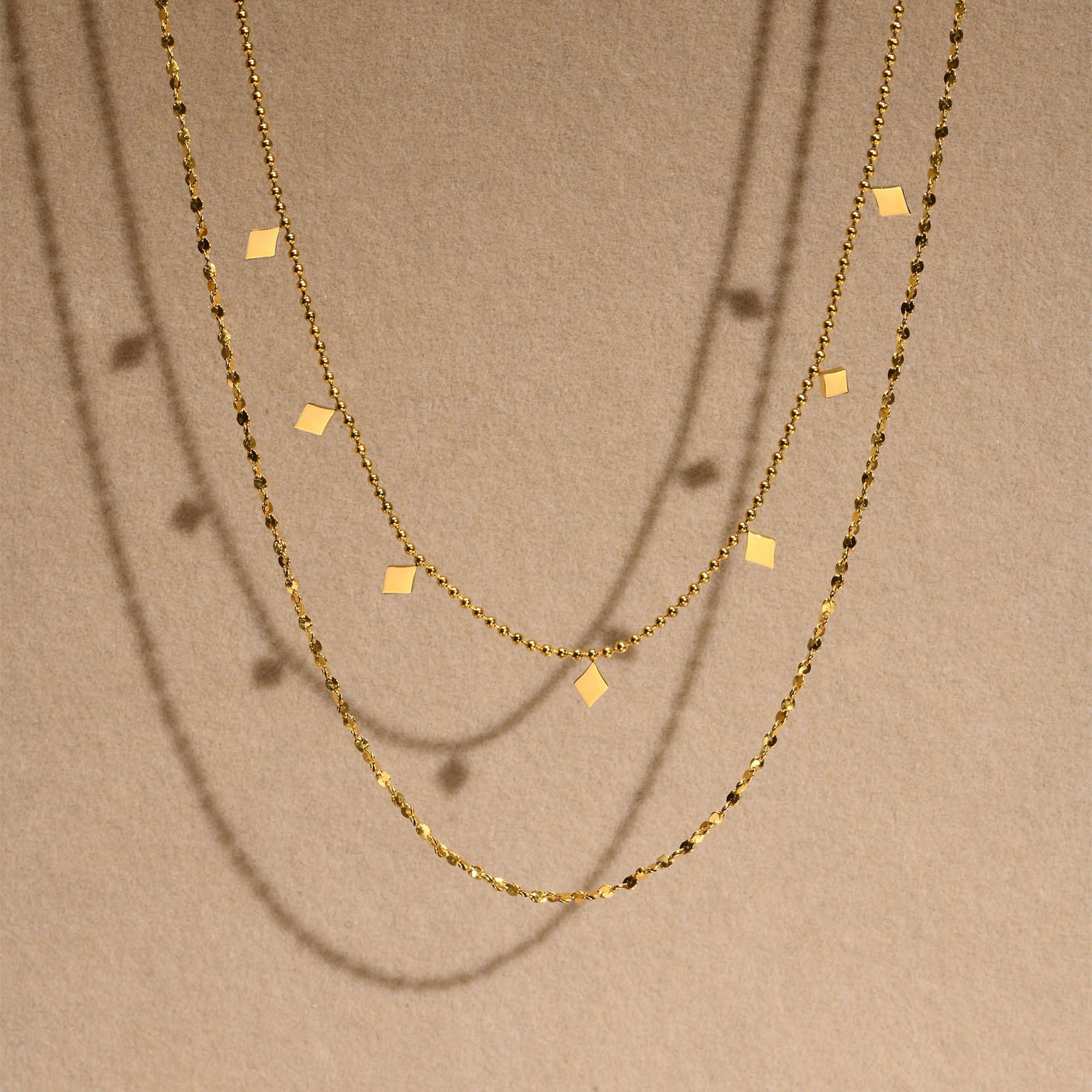 Collier carnaval doré
