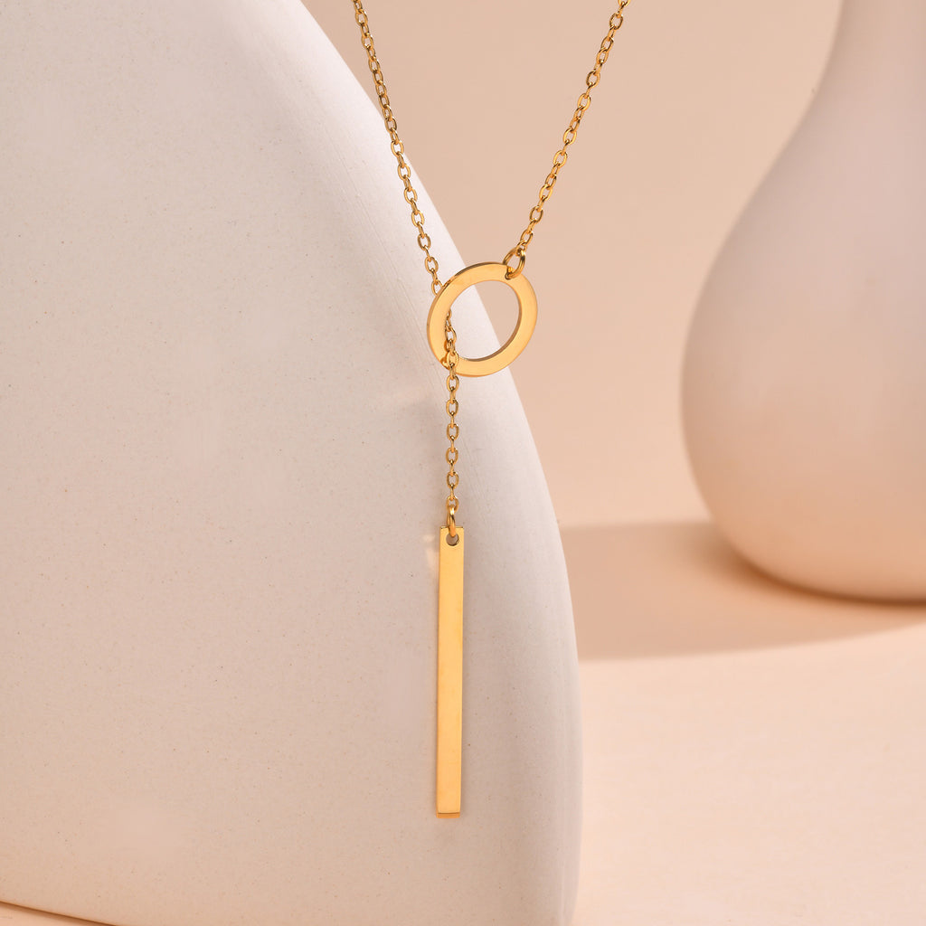 Collier cercle doré