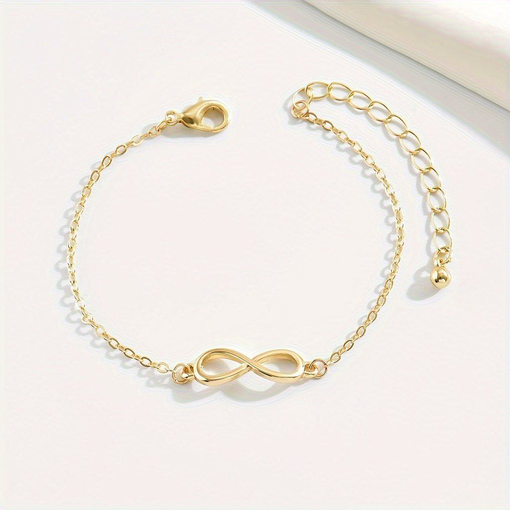 Bracelet infini doré