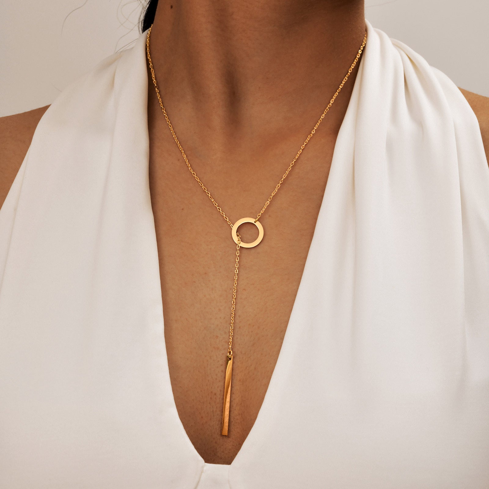 Collier cercle doré