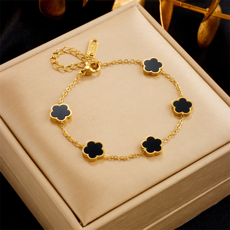 Bracelet trèfle élégant