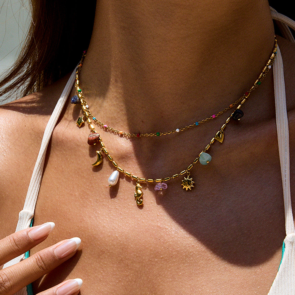 Collier Talismans Solaires