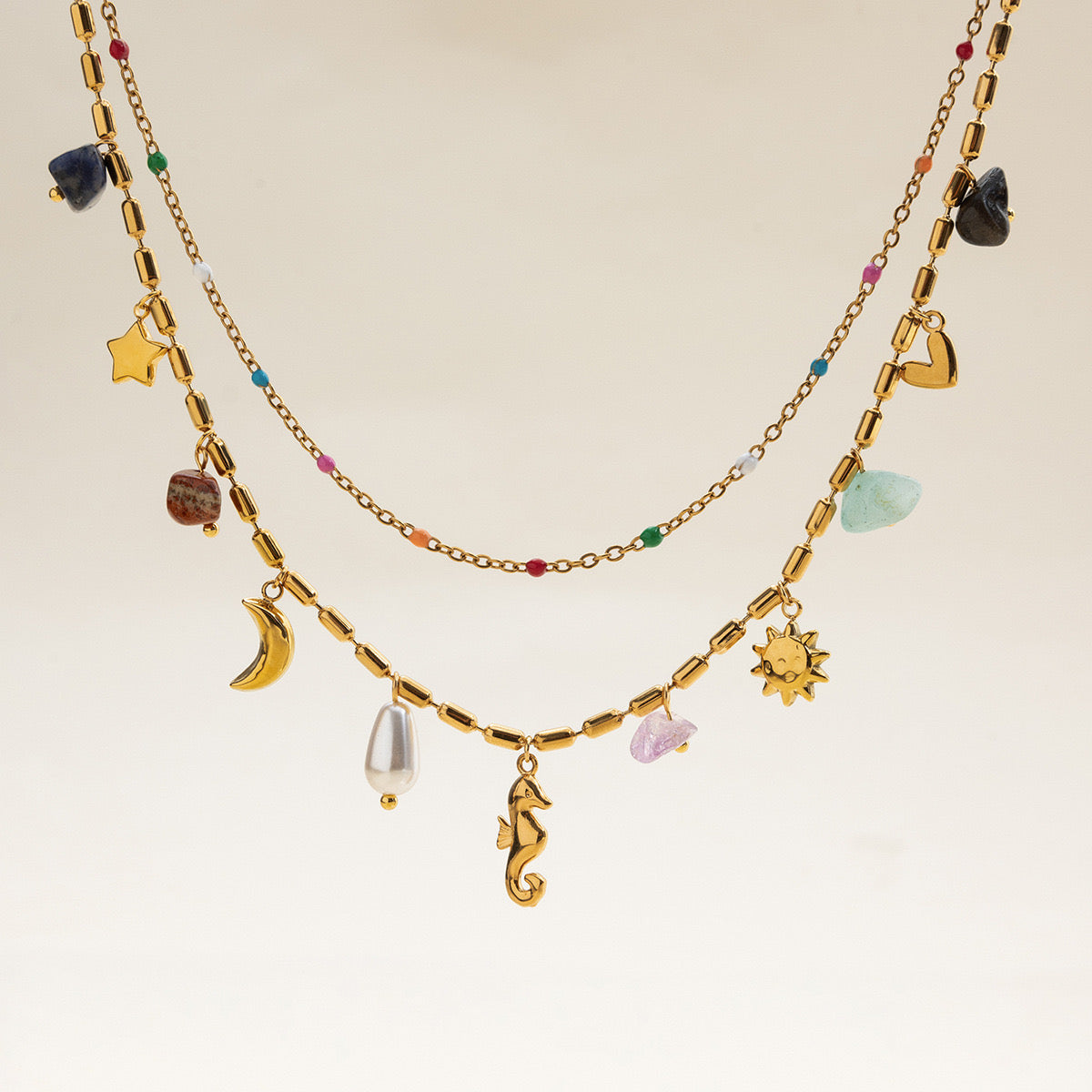 Collier Talismans Solaires