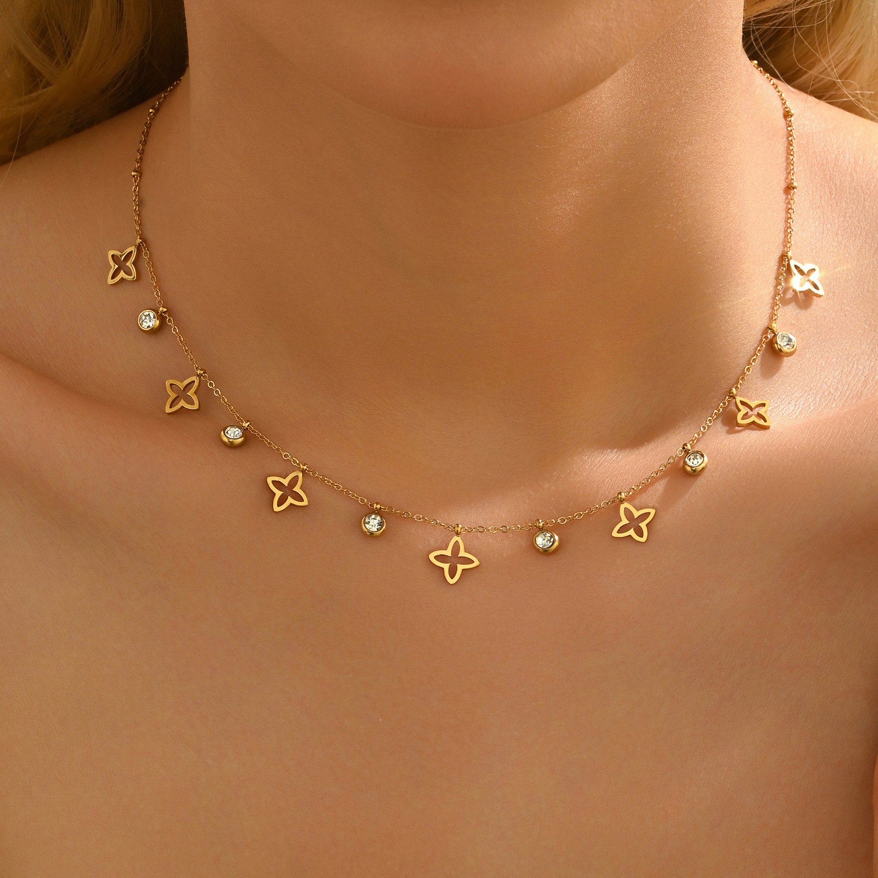 Collier éclat de fleur